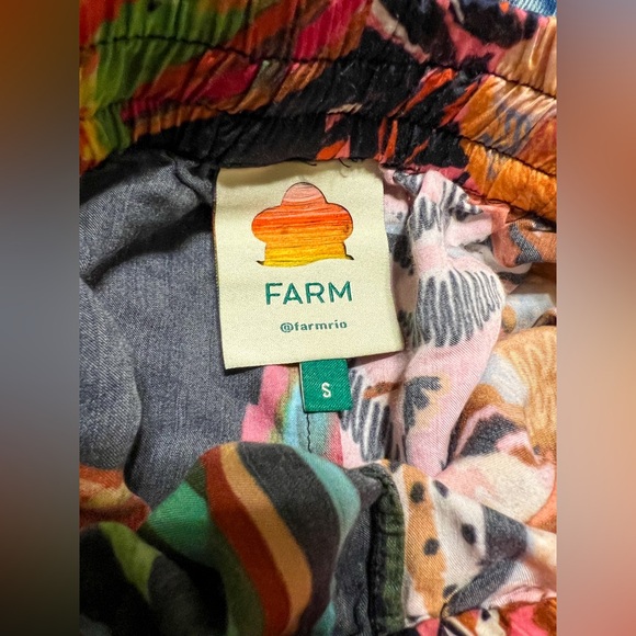 Farm Rio Mixed Print Scarf Pants - Picture 3 of 4